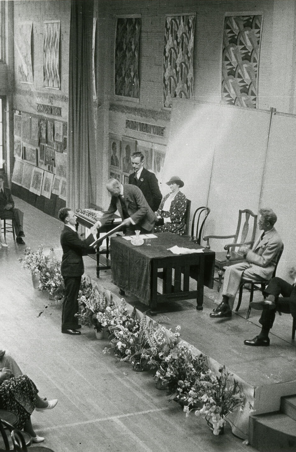 Art Canada Institute, Jock Macdonald, Graduation ceremony at the British Columbia College of Arts, c. 1934–35