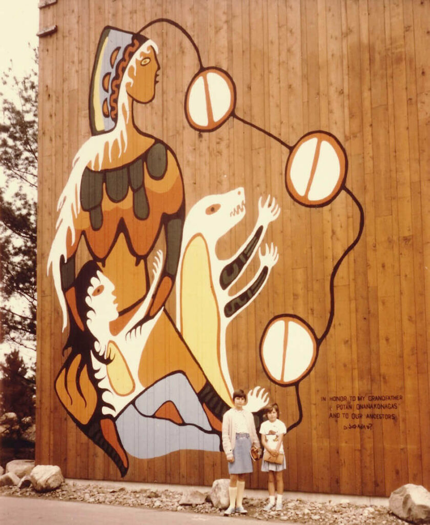 Mural for the Indians of Canada Pavilion, Expo 67