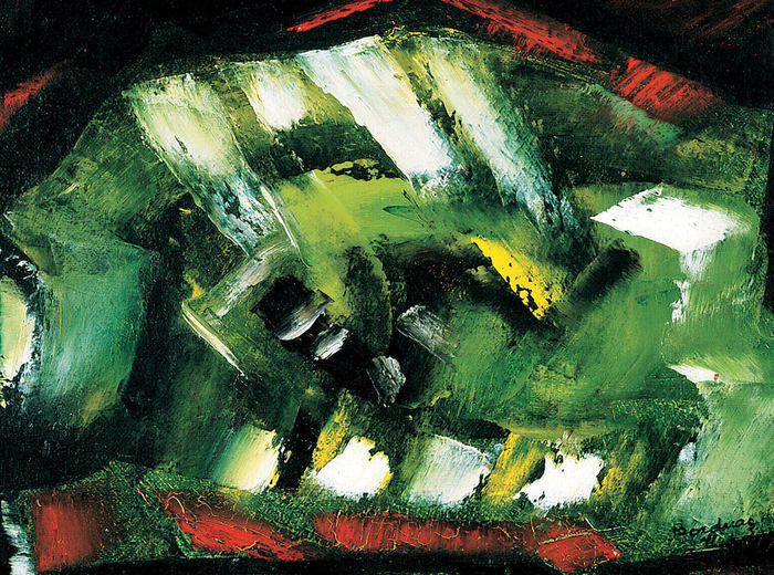 Paul-Émile Borduas, Abstraction verte, 1941