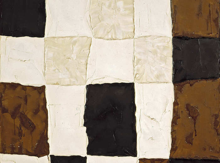 Paul-Émile Borduas, Symphony on a White Checkerboard or Symphony 2, 1957