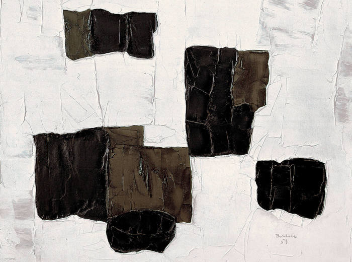 Paul-Émile Borduas, The Black Star, 1957