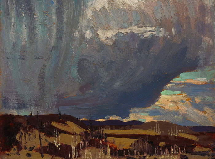 Tom Thomson, Signes avant-coureurs d’une tempête de neige, 1915