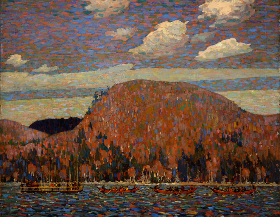 Tom Thomson, Les barges de drave, 1916-1917