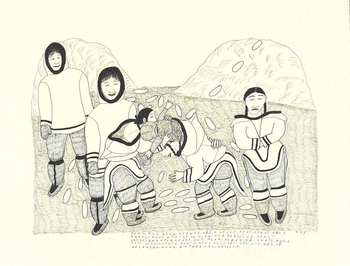 Art Canada Institute, Napachie Pootoogook, Pitseolak’s Hardships #2, 1999–2000