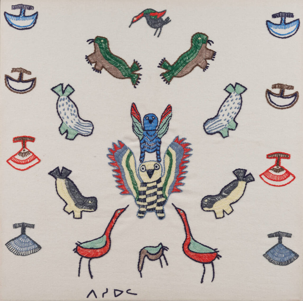 Art Canada Institute, Pitseolak Ashoona, Untitled, c. 1960