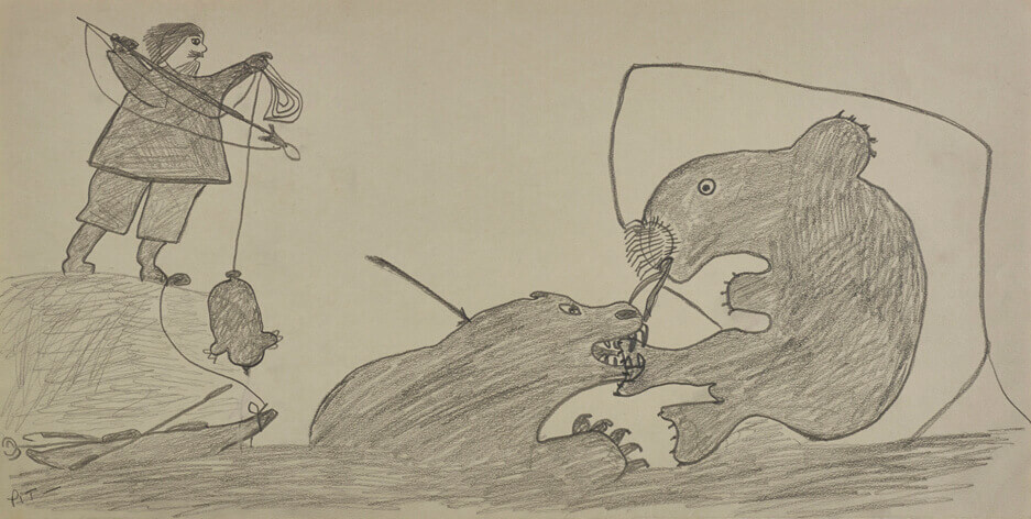 Art Canada Institute, Pitseolak Ashoona, Untitled, c. 1962