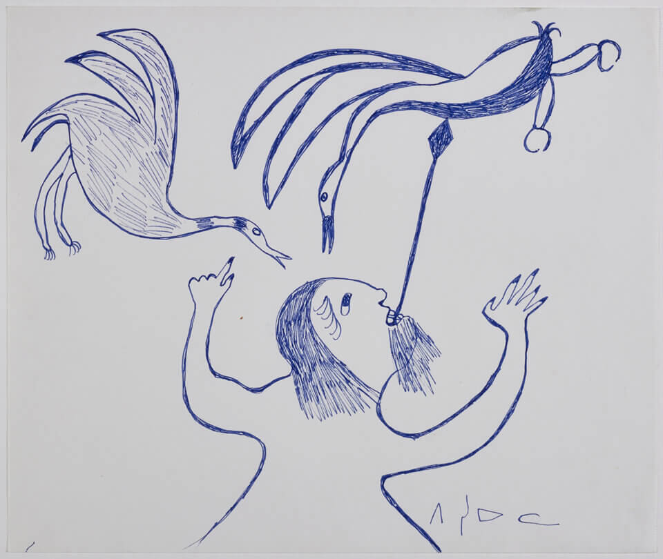 Art Canada Institute, Pitseolak Ashoona, Untitled, c. 1962–64