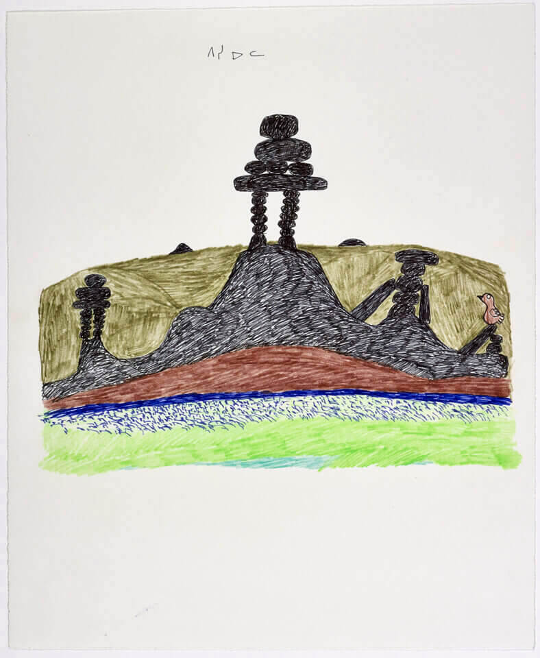 Art Canada Institute, Pitseolak Ashoona, Untitled, c. 1966–76