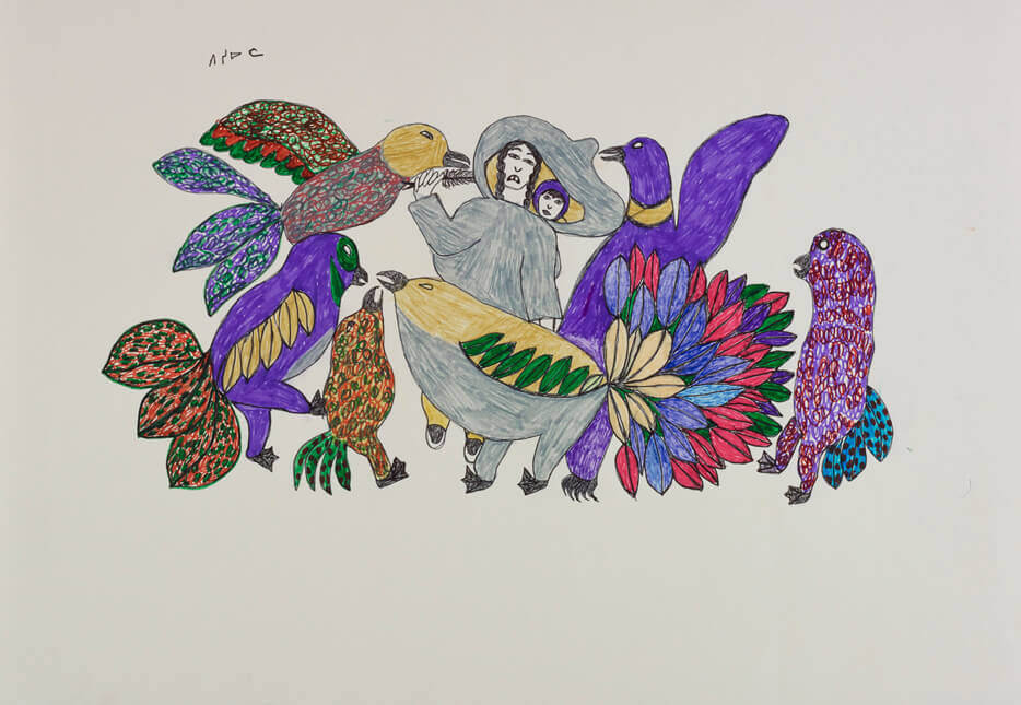 Art Canada Institute, Pitseolak Ashoona, Untitled, c. 1979–80