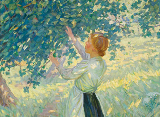 The Apple Gatherer (La cueilleuse de pommes)