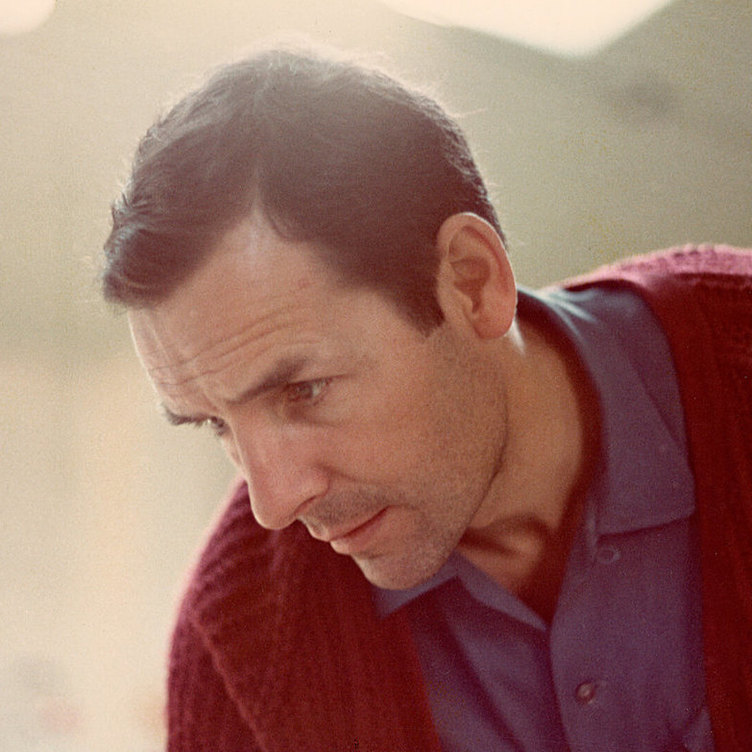 <p>Jack Chambers in his studio in the late 1960s, photographed by Michael Ondaatje.</p>
<p> </p>
<p>Banner: Jack Chambers, <em>Sunday Morning No. 2</em>, 1968–70, oil on wood, 121.9 x 121.9 cm, Loch Gallery, Toronto.</p>
