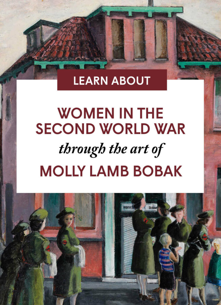 Women in the  Second World War through the art of Molly Lamb Bobak