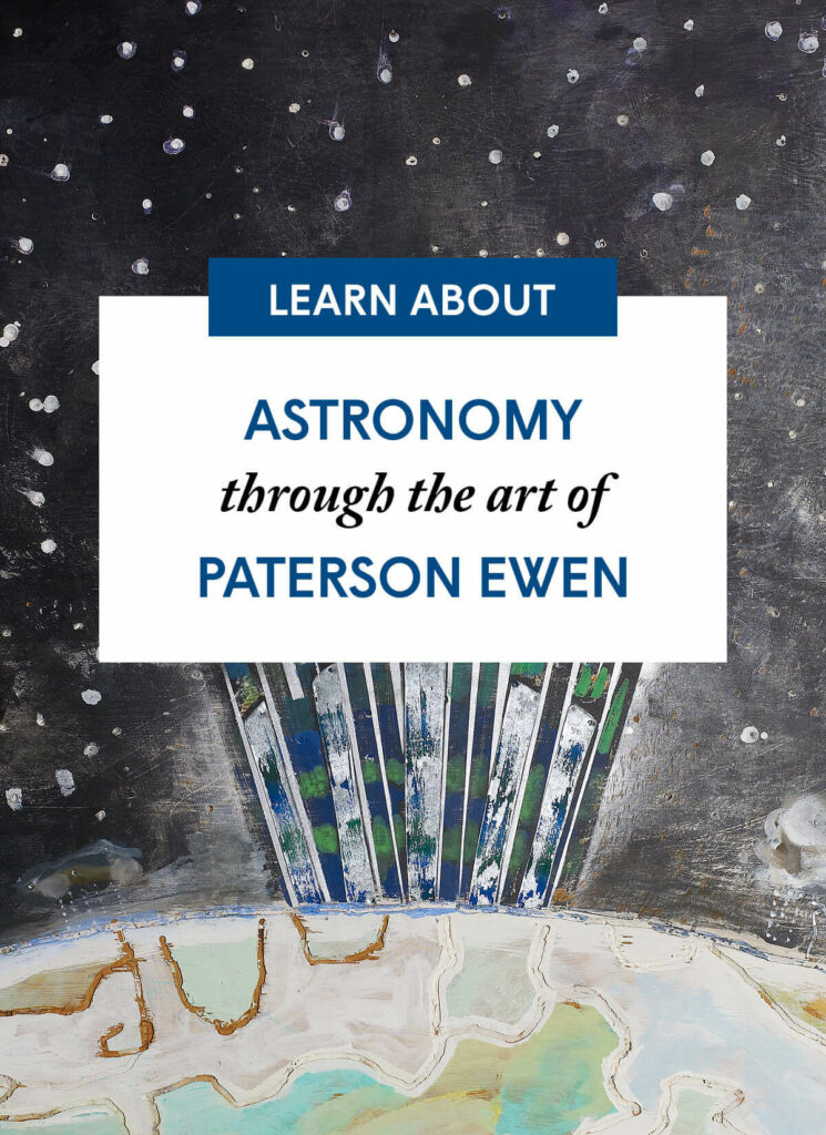 Astronomy through the art of Paterson Ewen