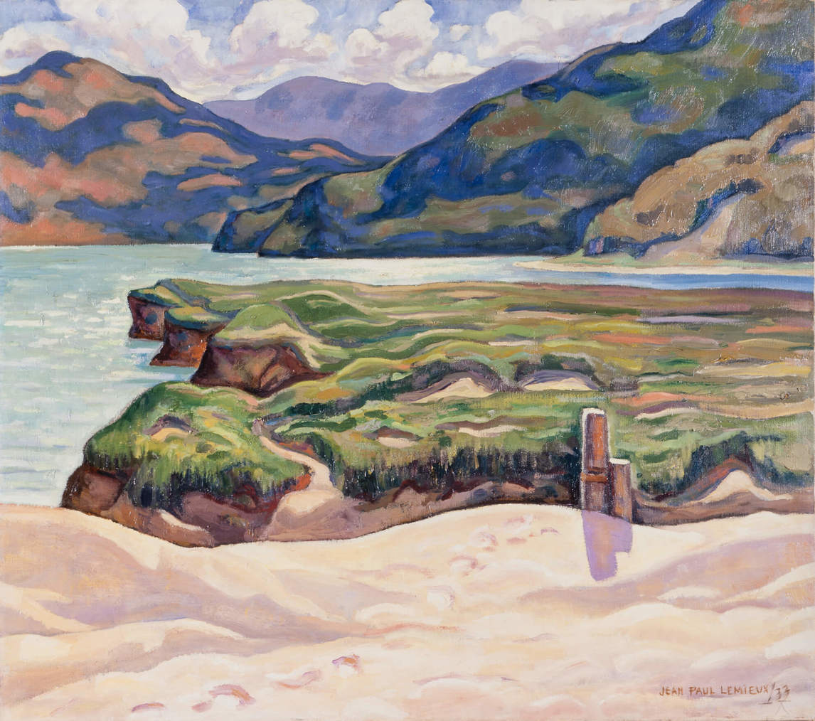 Art Canada Institute, Jean Paul Lemieux, Afternoon Sunlight (Soleil d’après-midi), 1933
