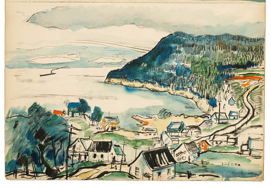 Art Canada Institute, Jean Paul Lemieux, Charlevoix, Québec, c. 1927–35
