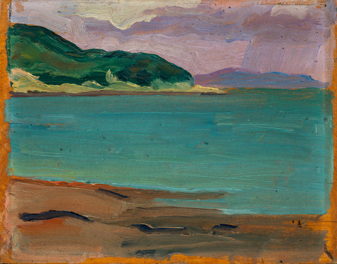Art Canada Institute, Jean Paul Lemieux, Seascape, Bay St. Paul (Marine, Baie Saint-Paul), 1935