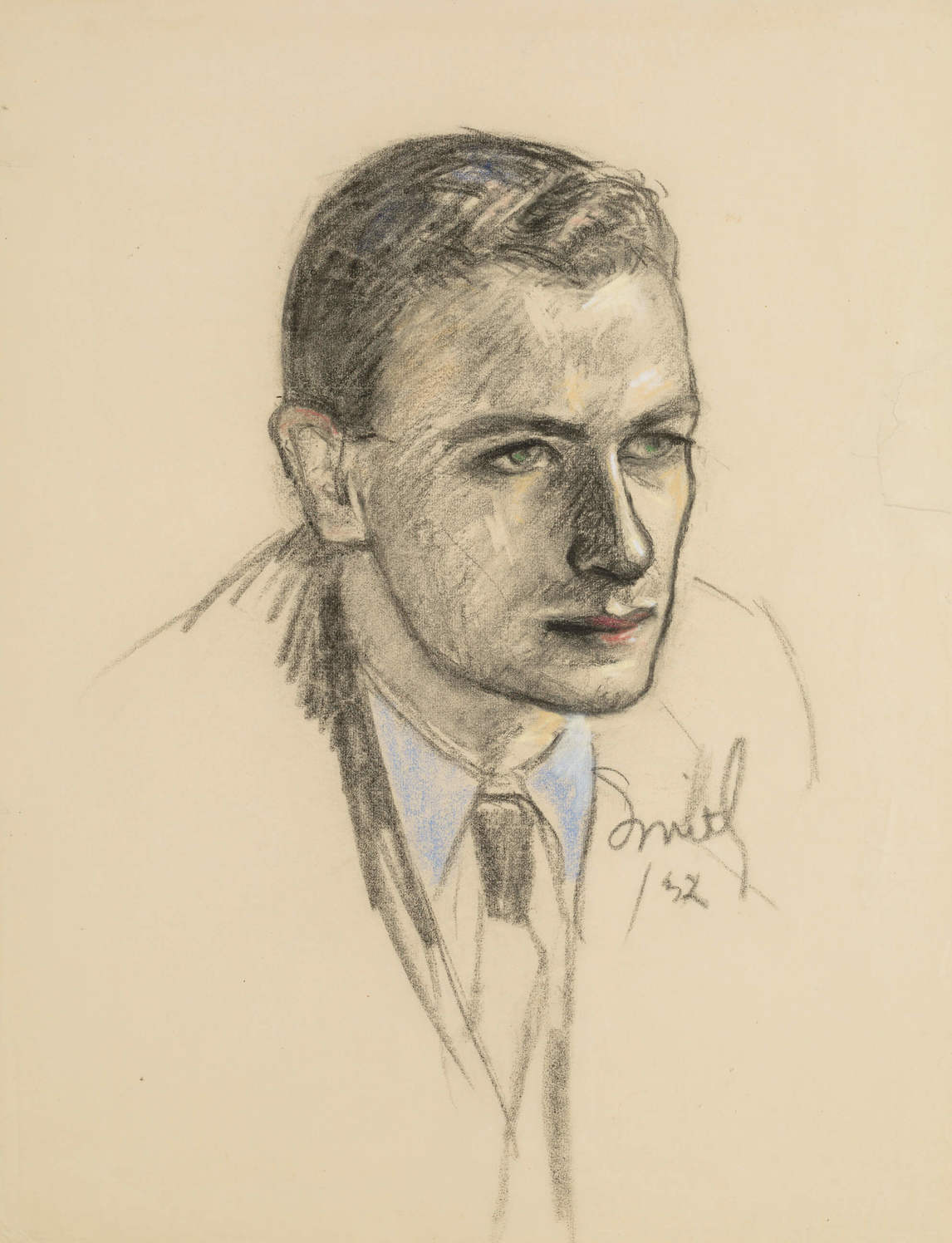 Art Canada Institute, Jori Smith, Portrait of Jean Paul Lemieux, c. 1932
