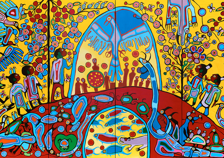 Norval Morrisseau, Androgyny, 1983