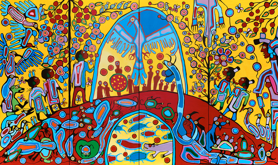Norval Morrisseau, Androgyny, 1983