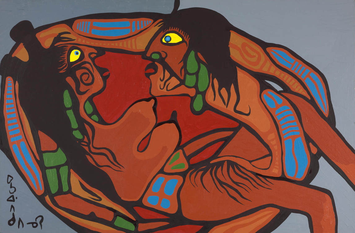 Art Canada Institute, Norval Morrisseau, Artist in Union with Mother Earth, 1972
