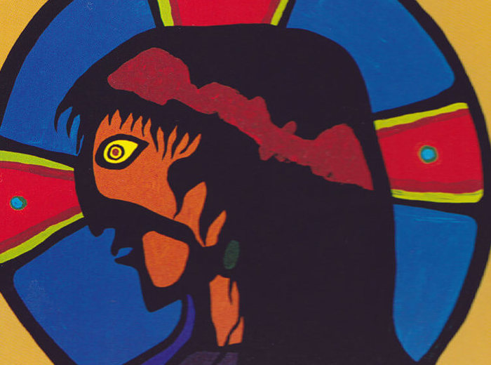 Norval Morrisseau, Indian Jesus Christ, 1974