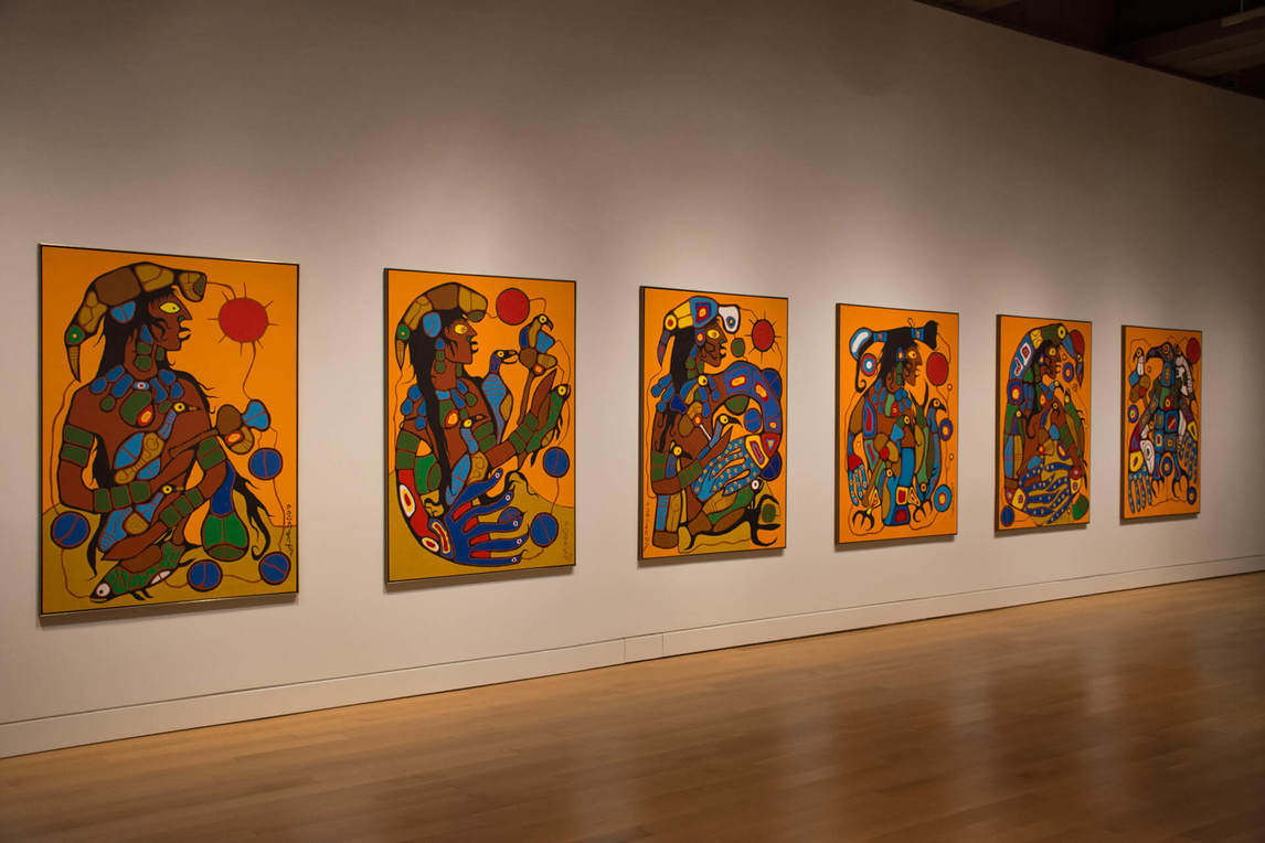 Art Canada Institute, Norval Morrisseau, Man Changing into Thunderbird, 1977