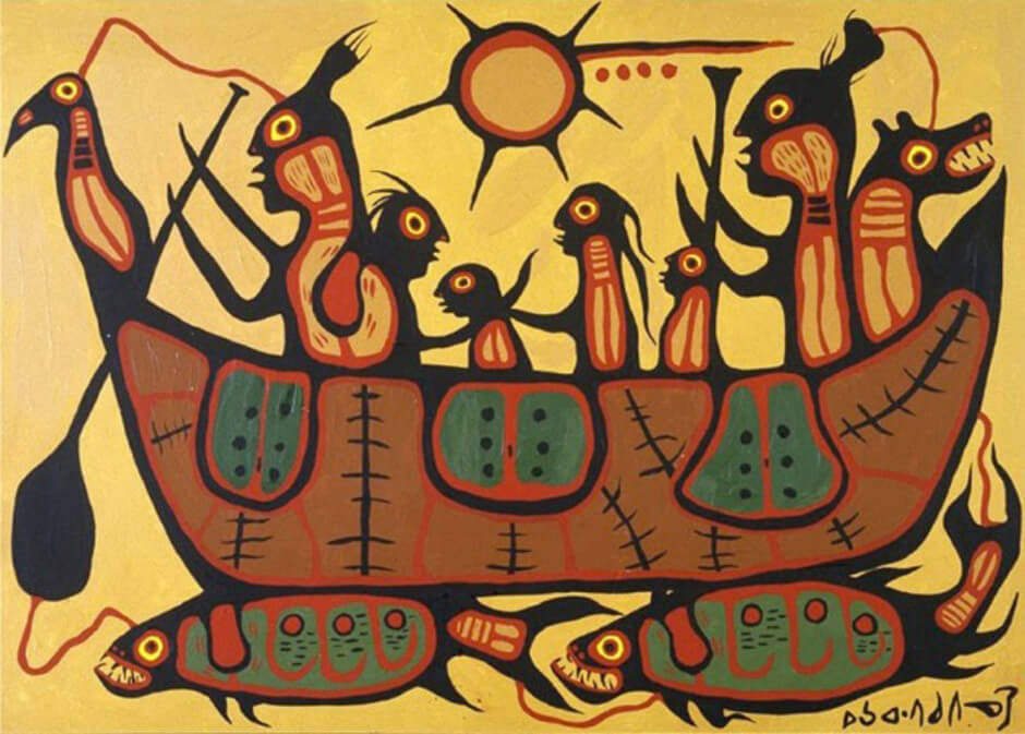 Art Canada Institute, Norval Morrisseau, Migration, 1973