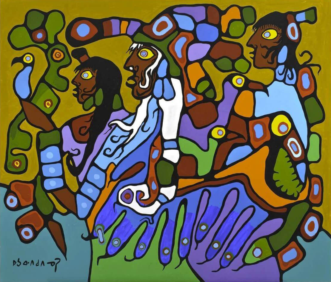 Art Canada Institute,  Norval Morrisseau, Shaman and Disciples, 1979