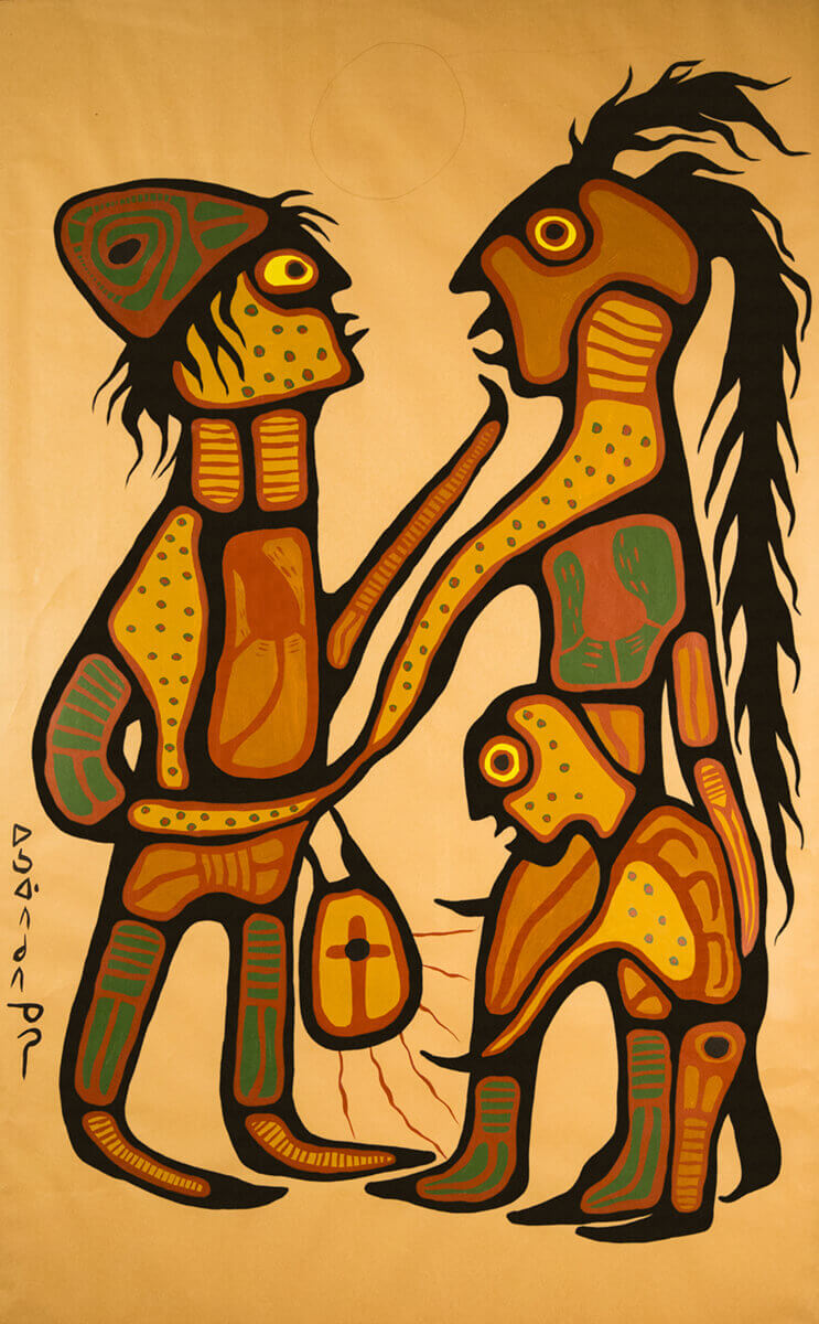 Norval Morrisseau, The Gift, 1975