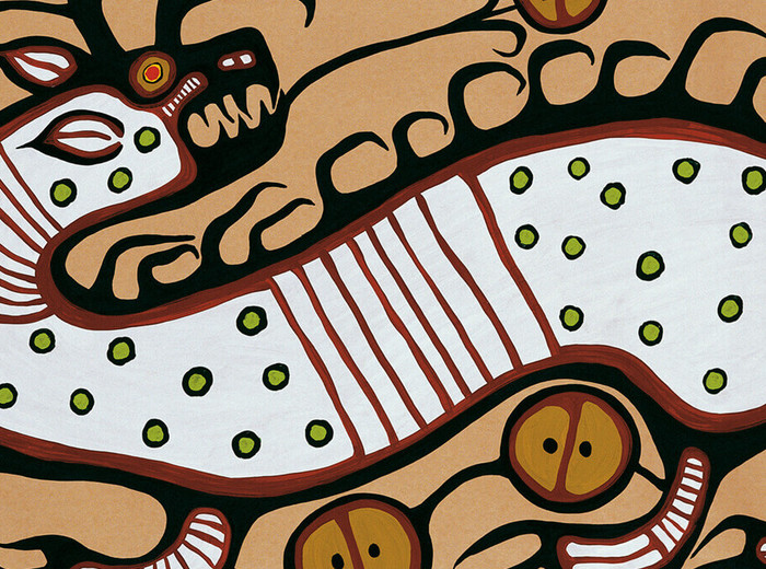 Norval Morrisseau, Water Spirit, 1972