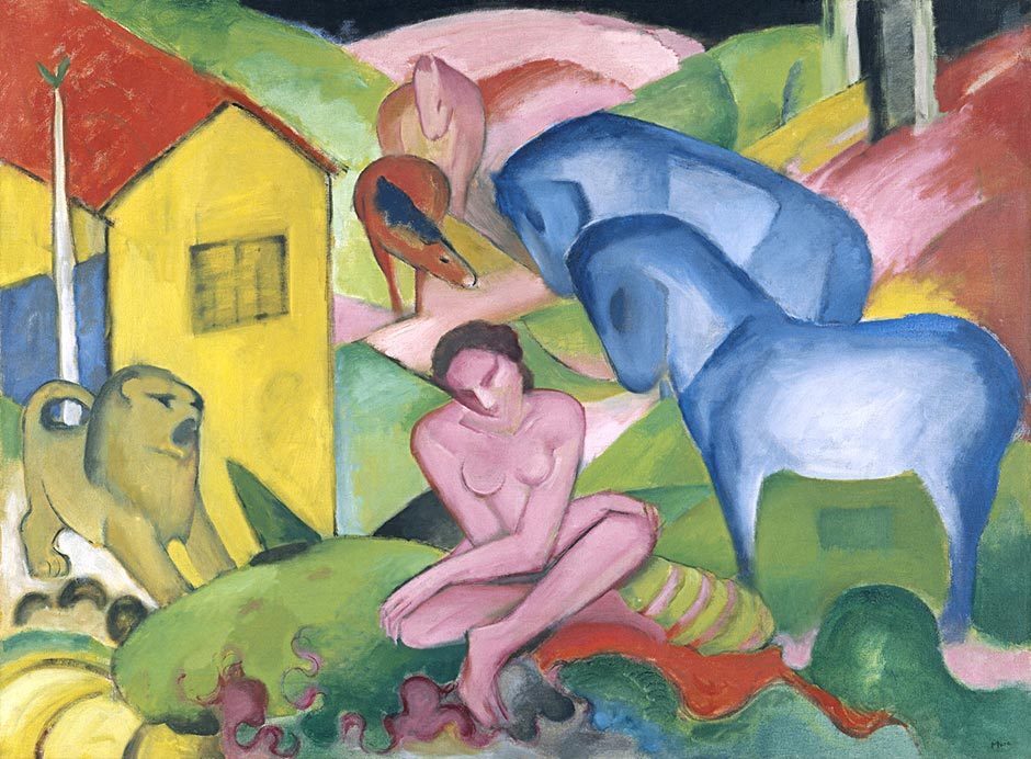 Art Canada Institute, Franz Marc, The Dream, 1912