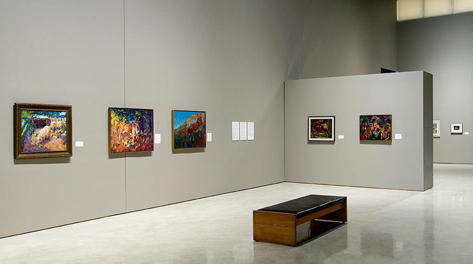 Installation view of Kathleen Munn exhibition in 2008