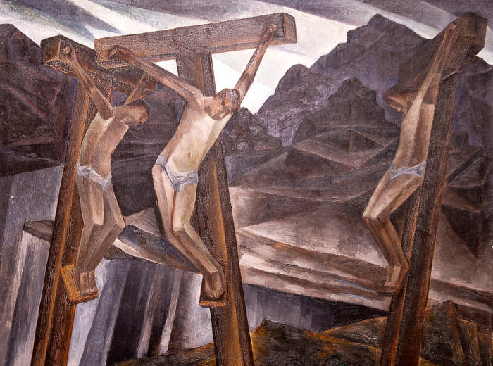 Kathleen Munn, Sans titre (Crucifixion), v. 1927-1928