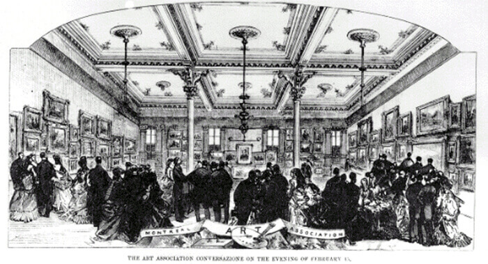 Art Canada Institute, artist unknown, The Art Association Conversazione on the Evening of February 15, 1878