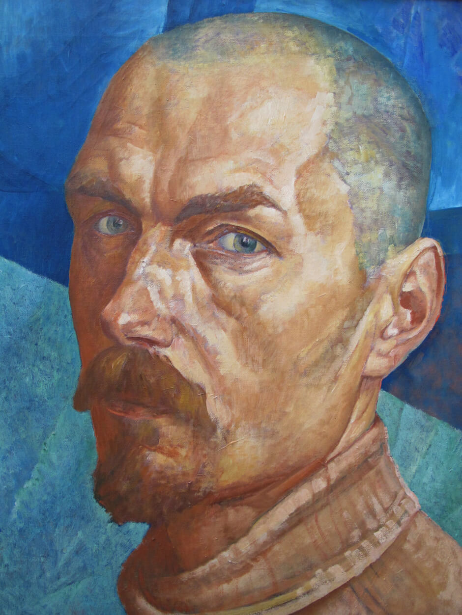 Art Canada Institute, Paraskeva Clark, Kuzma Petrov-Vodkin, Self-portrait, 1918