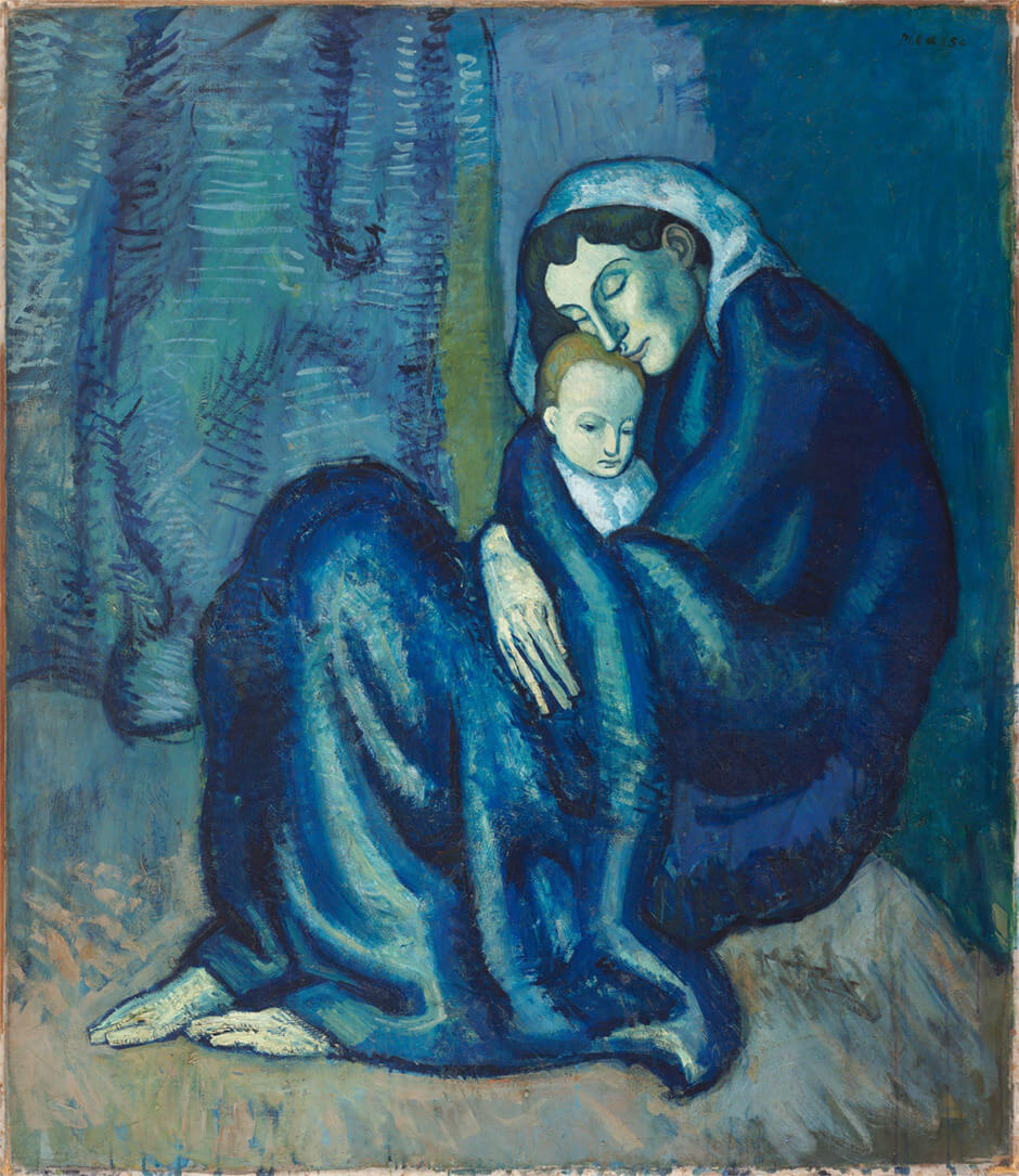 Art Canada Institute, Pablo Picasso, Mother and Child, c. 1901