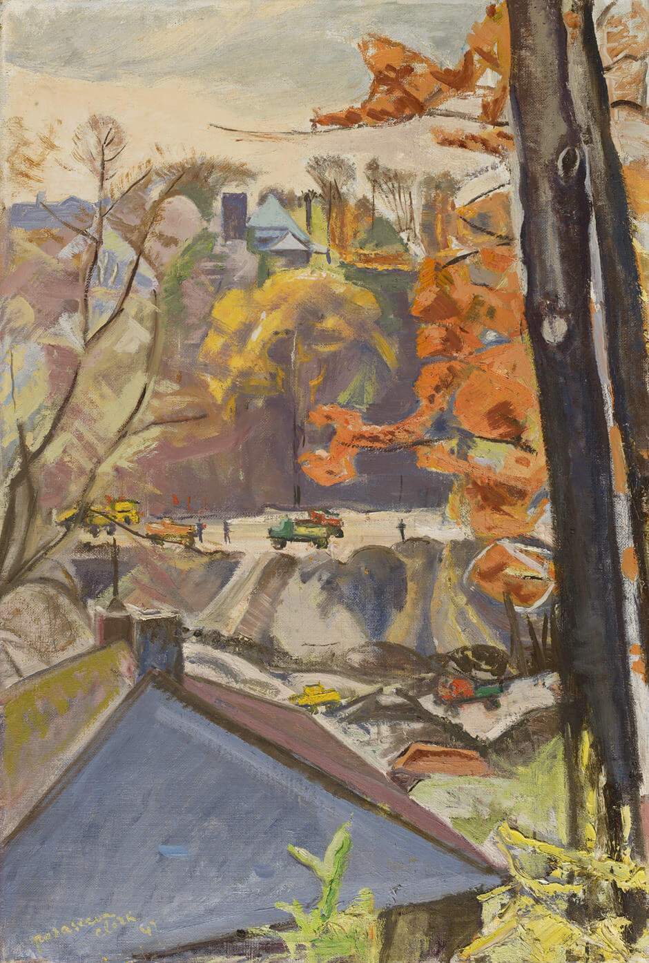 Art Canada Institute, Paraskeva Clark, Building Clifton Road 1947