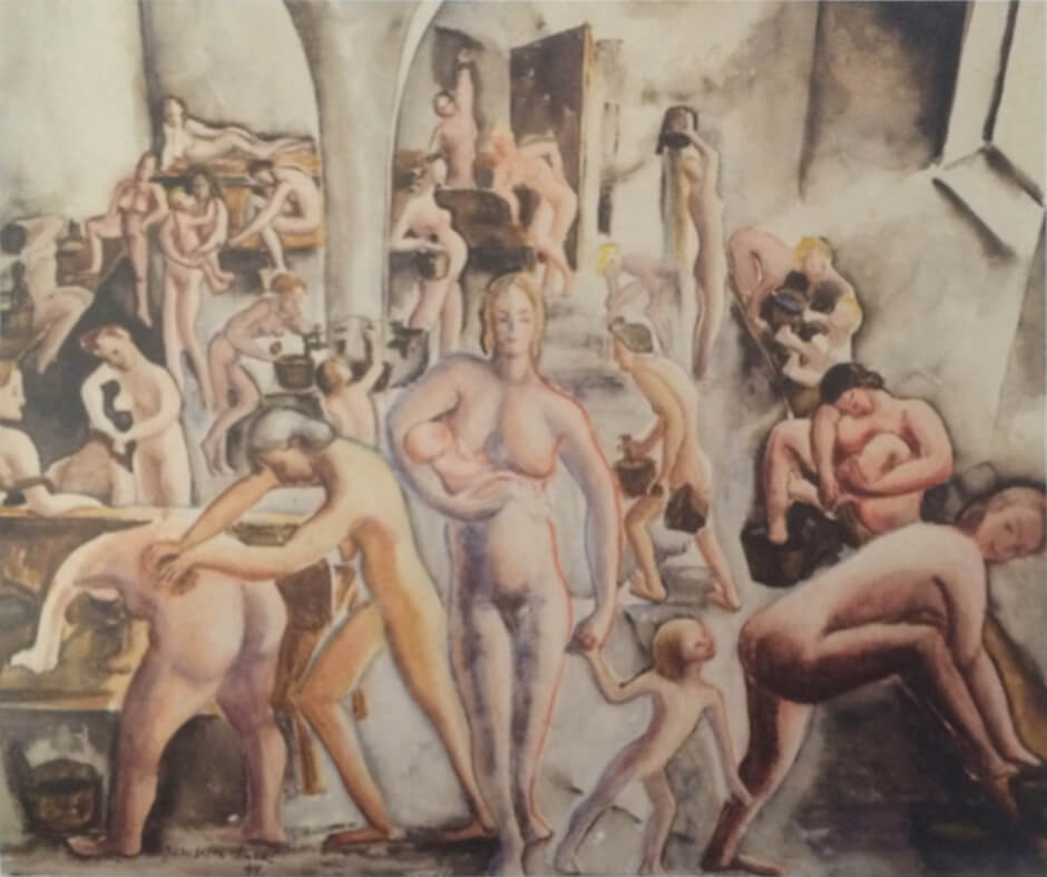 Art Canada Institute, Paraskeva Clark, Memories of Childhood: Public Bath, 1944