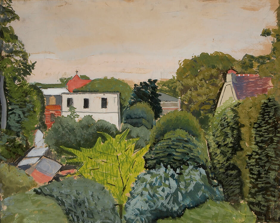 Art Canada Institute, Paraskeva Clark, Overlooking a Garden, 1930