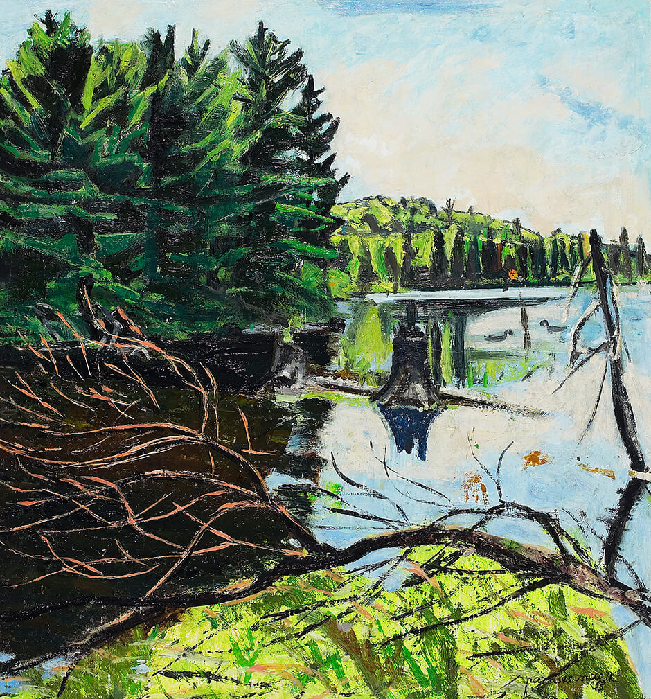 Art Canada Institute, Paraskeva Clark, Sketch for Algonquin Morning, 1953