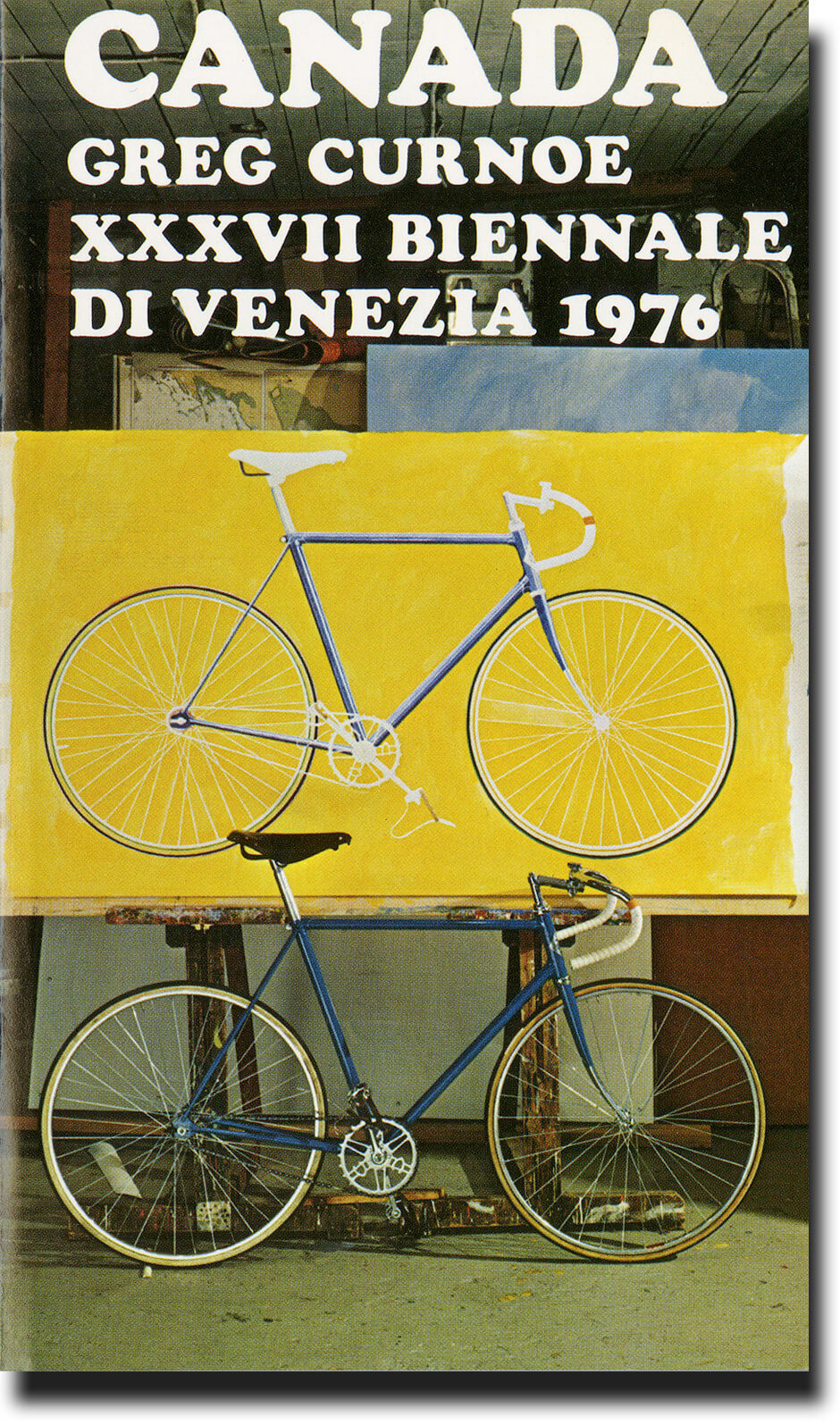 Art Canada Institute, Greg Curnoe, Cover image of the catalogue for XXXVII International Biennale Exhibition of Art, Venice, 1976