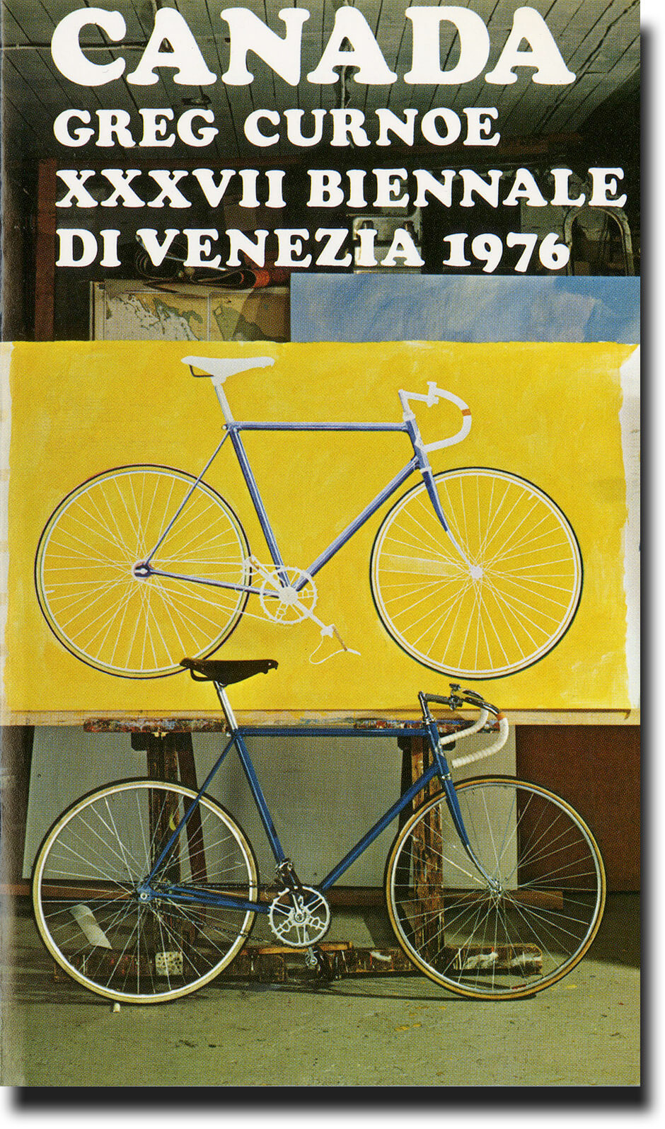 Art Canada Institute, Greg Curnoe, Couverture de l’ouvrage Canada: Greg Curnoe XXXVII International Biennial Exhibition of Art, Venise, 1976