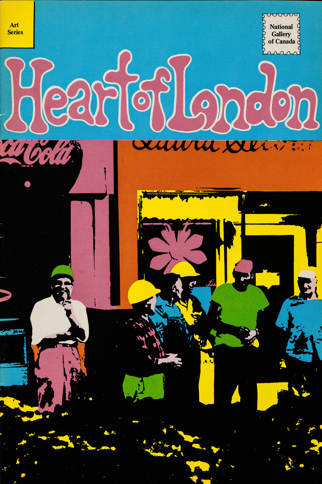 Art Canada Institute, Greg Curnoe, Cover image of the catalogue for Heart of London, 1969