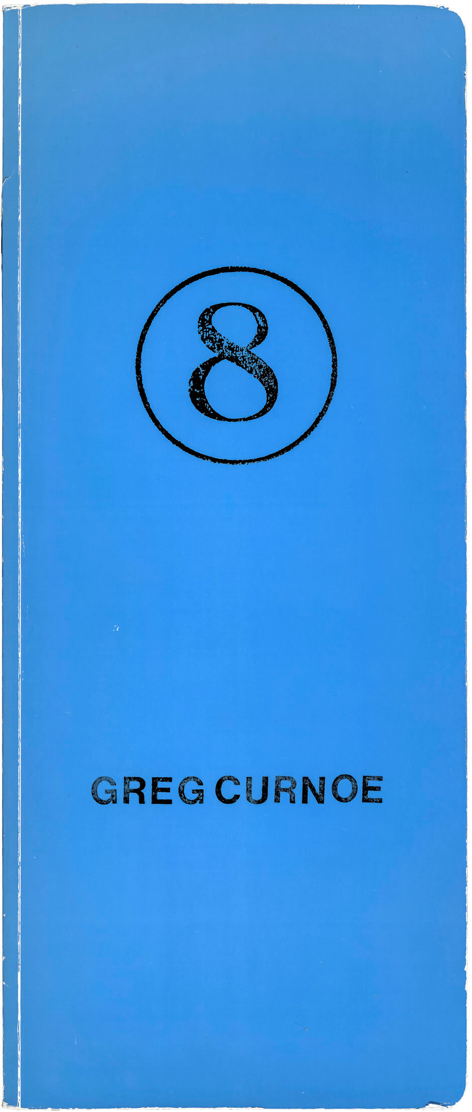 Art Canada Institute, Greg Curnoe, Couverture de l’ouvrage Blue Book #8