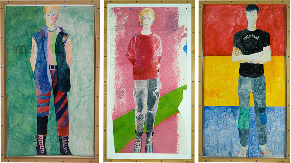 Art Canada Institute, Greg Curnoe, Owen, 1984, Zoe, 1986, Galen, 1984