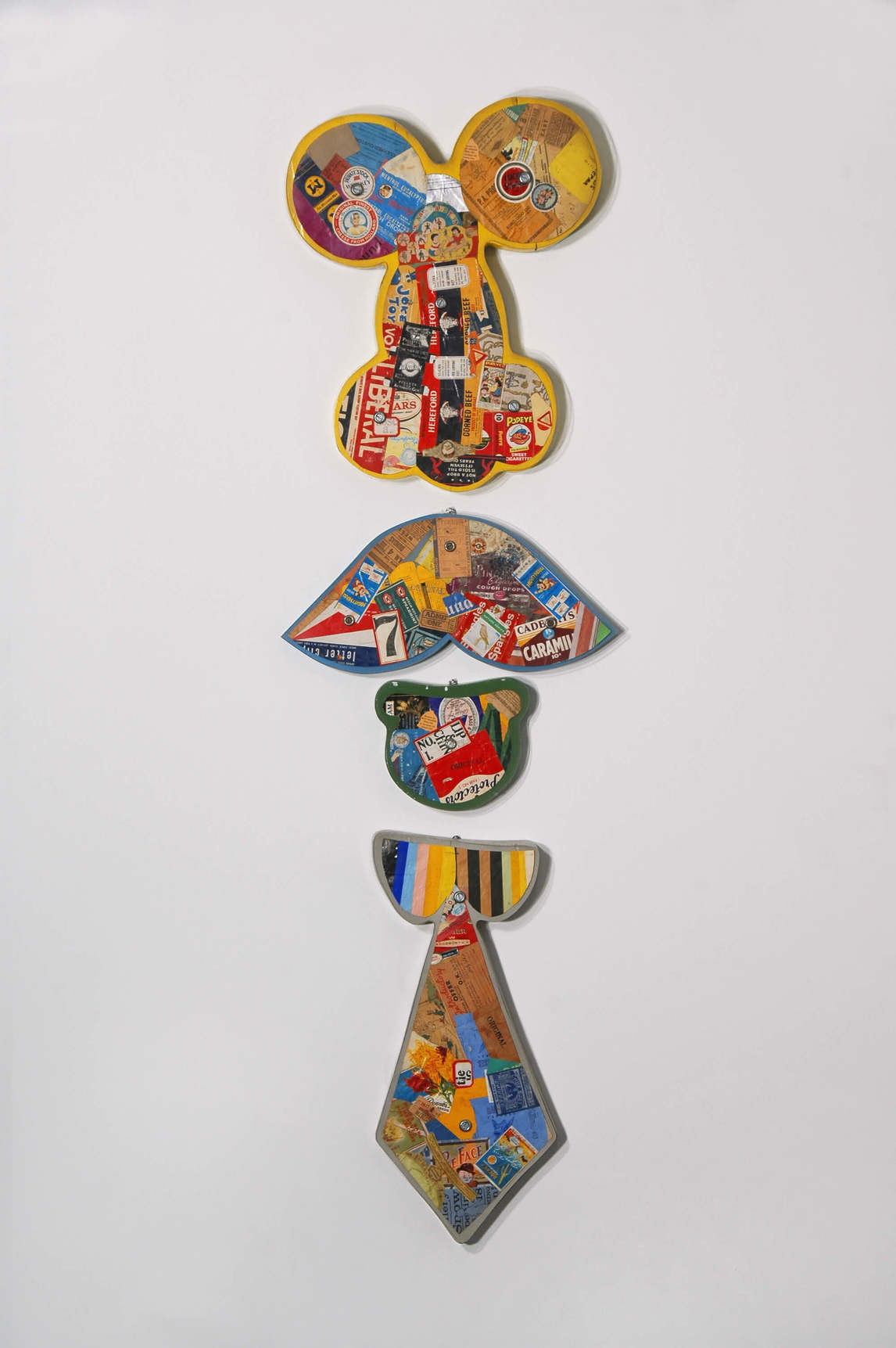 Art Canada Institute, Greg Curnoe, Four Piece Set (Ensemble de quatre pièces), 1965-1967