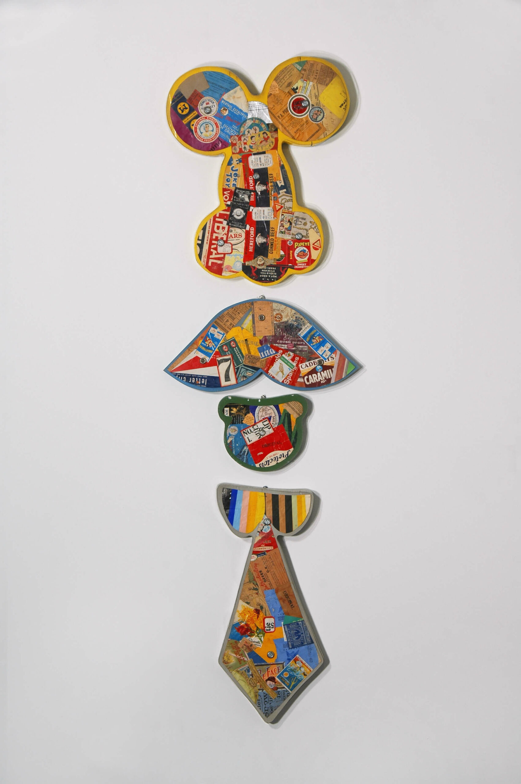 Greg Curnoe, Four Piece Set, 1965–67