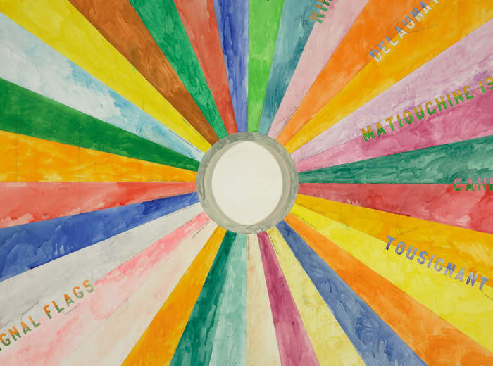 Greg Curnoe, Large Colour Wheel, 1980