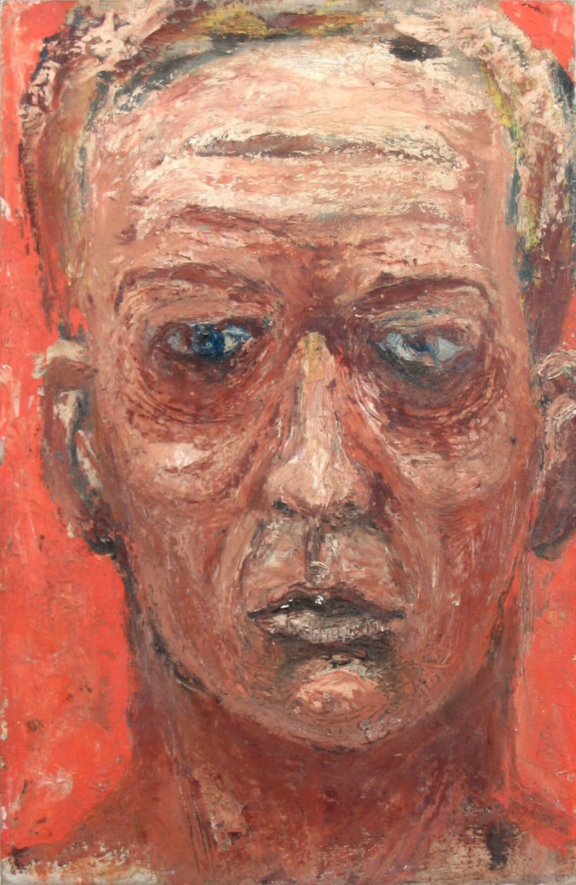 Art Canada Institute, Greg Curnoe, Self-Portrait (Autoportrait), 1956