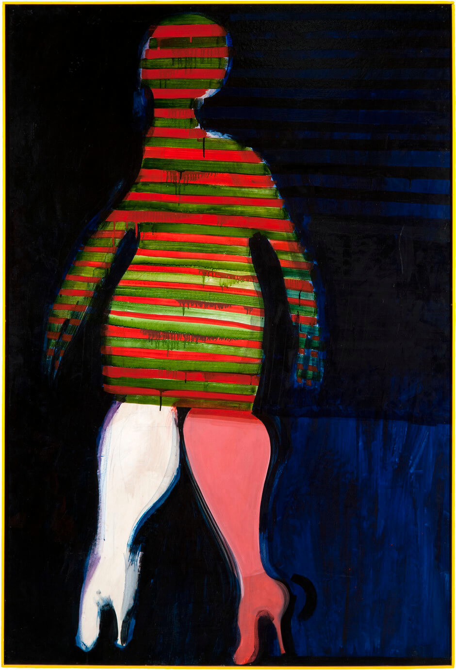 Art Canada Institute, Greg Curnoe, Tall Girl When I Am Sad on Dundas Street (Grande fille quand je suis triste dans la rue Dundas), 1961 